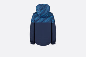 Hooded Anorak • Blue Dior Oblique Water-Repellent Canvas