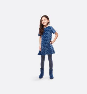 Dress • Blue Dior Oblique Stretch Velvet Jacquard
