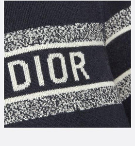 Reversible Sweater • Blue Dior Oblique Cashmere