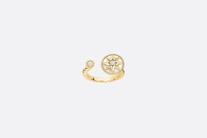 Rose Des Vents Ring • Yellow Gold, Diamonds and Mother-of-Pearl