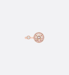 Rose Des Vents Ring • Pink Gold, Diamonds and Pink Opal