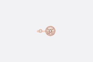 Rose Des Vents Ring • Pink Gold, Diamonds and Pink Opal