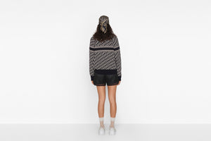 Reversible Sweater • Blue Dior Oblique Cashmere