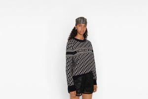 Reversible Sweater • Blue Dior Oblique Cashmere