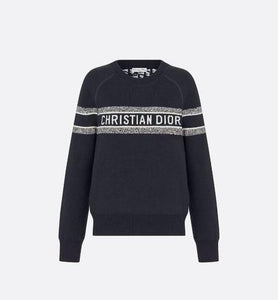 Reversible Sweater • Blue Dior Oblique Cashmere