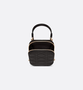 Lady Dior Phone Holder • Black Cannage Lambskin