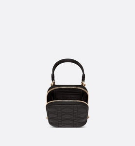 Lady Dior Phone Holder • Black Cannage Lambskin