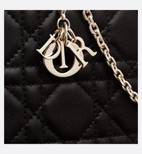 Lady Dior Phone Holder • Black Cannage Lambskin