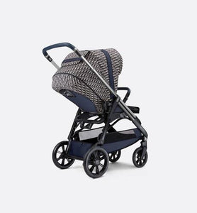 Stroller • Blue and Beige Water-Repellent Canvas with Dior Oblique Print