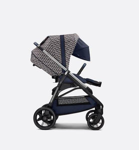 Stroller • Blue and Beige Water-Repellent Canvas with Dior Oblique Print