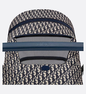 Stroller • Blue and Beige Water-Repellent Canvas with Dior Oblique Print