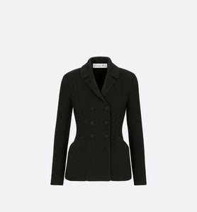 Knited Bar Jacket • Black Wool