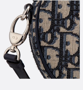 Baby Ball Bag • Blue Dior Oblique Canvas and Calfskin