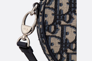 Baby Ball Bag • Blue Dior Oblique Canvas and Calfskin