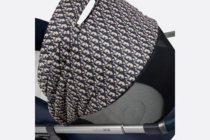 Bassinet and Stroller Combo • Blue and Beige Water-Repellent Canvas with Dior Oblique Print