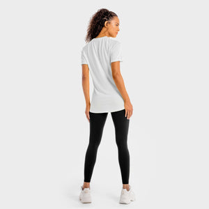 Core Mesh Tee - White