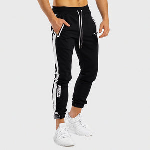 HYPE Joggers - Black with White Panel