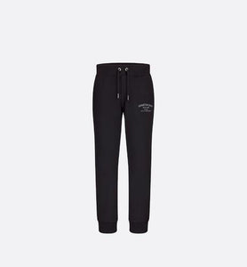 'Christian Dior Atelier' Track Pants • Black Cotton Fleece