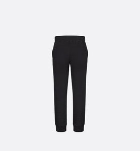 'Christian Dior Atelier' Track Pants • Black Cotton Fleece