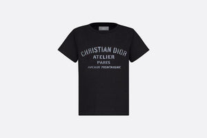 Christian Dior Atelier T Shirt Black Cotton Jersey Curated Sense