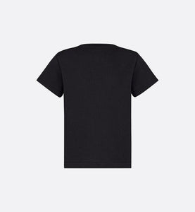 'Christian Dior Atelier' T-Shirt • Black Cotton Jersey