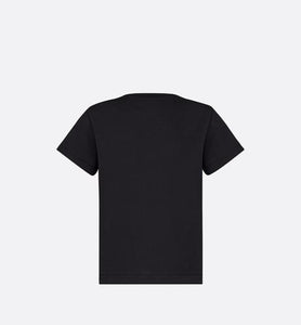 'Christian Dior Atelier' T-Shirt • Black Cotton Jersey