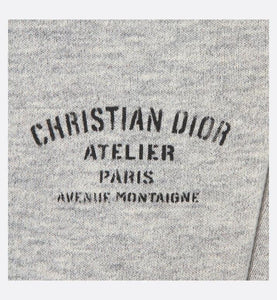 'Christian Dior Atelier' Track Pants • Light Gray Cotton Fleece