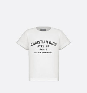 'Christian Dior Atelier' T-Shirt • White Cotton Jersey