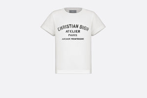 'Christian Dior Atelier' T-Shirt • White Cotton Jersey
