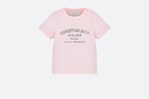 'Christian Dior Atelier' T-Shirt • Pale Pink Cotton Jersey