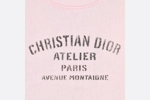 'Christian Dior Atelier' T-Shirt • Pale Pink Cotton Jersey