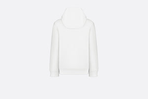 'Christian Dior Atelier' Hooded Sweatshirt • White Cotton Fleece