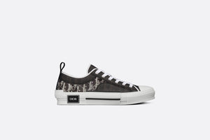 B23 Low-Top Sneaker • Black and White Dior Oblique Canvas