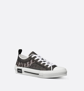 B23 Low-Top Sneaker • Black and White Dior Oblique Canvas