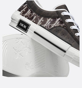 B23 Low-Top Sneaker • Black and White Dior Oblique Canvas