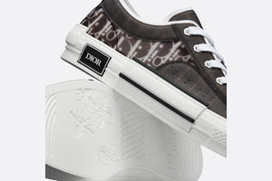 B23 Low-Top Sneaker • Black and White Dior Oblique Canvas