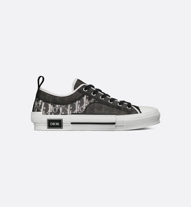 B23 Low-Top Sneaker • Black and White Dior Oblique Canvas