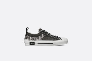 B23 Low-Top Sneaker • Black and White Dior Oblique Canvas