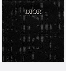 Messenger Pouch • Black Dior Oblique Galaxy Leather