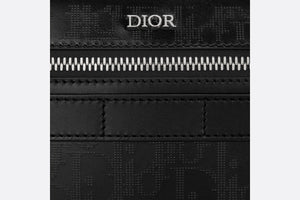 Safari Messenger Bag • Black Dior Oblique Galaxy Leather