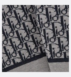Hooded Sweatshirt • Navy Blue Cotton Knit and Cashmere
