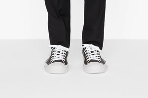 B23 Low-Top Sneaker • Black and White Dior Oblique Canvas