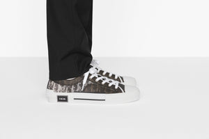 B23 Low-Top Sneaker • Black and White Dior Oblique Canvas