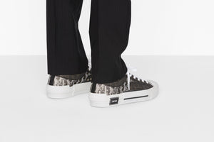 B23 Low-Top Sneaker • Black and White Dior Oblique Canvas