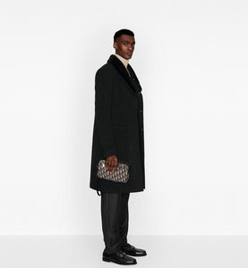 Pouch • Beige and Black Dior Oblique Jacquard