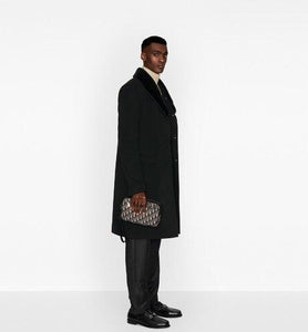 Pouch • Beige and Black Dior Oblique Jacquard