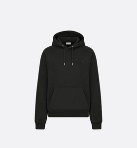'CD Icon' Hooded Sweatshirt • Black Cotton Fleece
