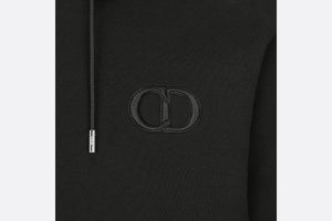'CD Icon' Hooded Sweatshirt • Black Cotton Fleece
