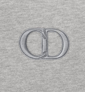 'CD Icon' Hooded Sweatshirt • Gray Cotton Fleece