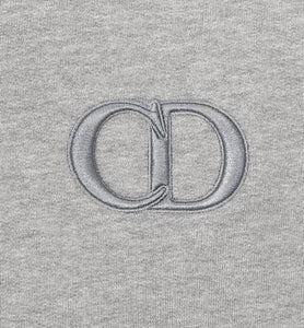 'CD Icon' Hooded Sweatshirt • Gray Cotton Fleece